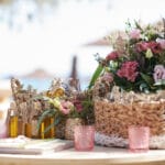 Whimsical Boho Beach Wedding - Pink Wedding Decorations - Wedding & Event Planning Athena Mouka