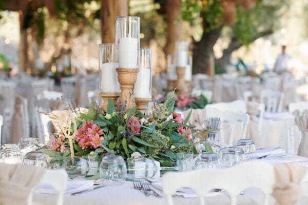 Whimsical Boho Beach Wedding - Pink Wedding Decorations - Wedding & Event Planning Athena Mouka