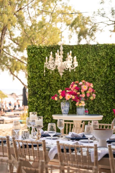 Bougainvillea Wedding in Asterias Beach Bar - Wedding & Event Planning Athena Mouka