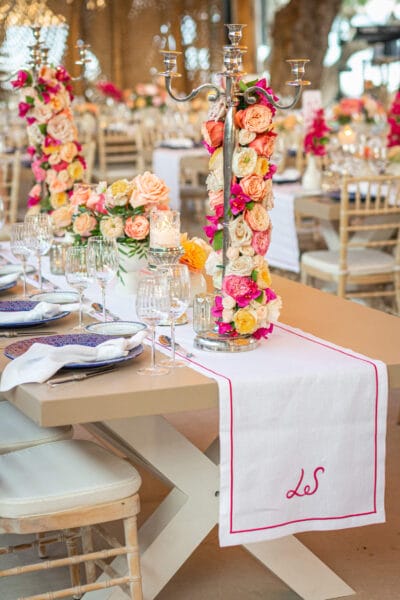 Bougainvillea Wedding in Asterias Beach Bar - Wedding & Event Planning Athena Mouka